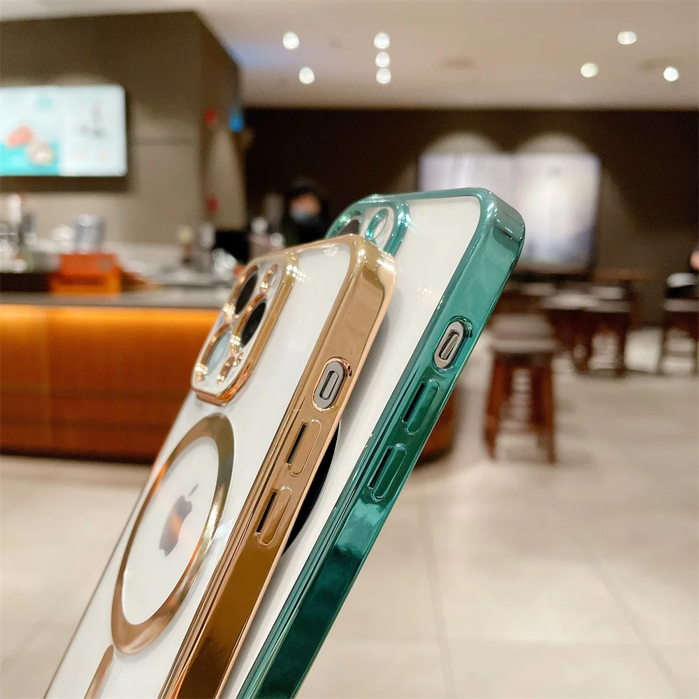 Чехол для телефона Iphone 13 Pro Max 12 11 6D электрозарядка беспроводной 38 магнитный