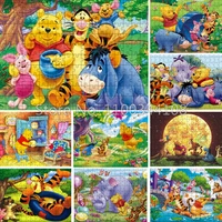 winnie the pooh jigsaw puzzles disney creative cartoon puzzle diy creativity imagine adult children assembly educational toys