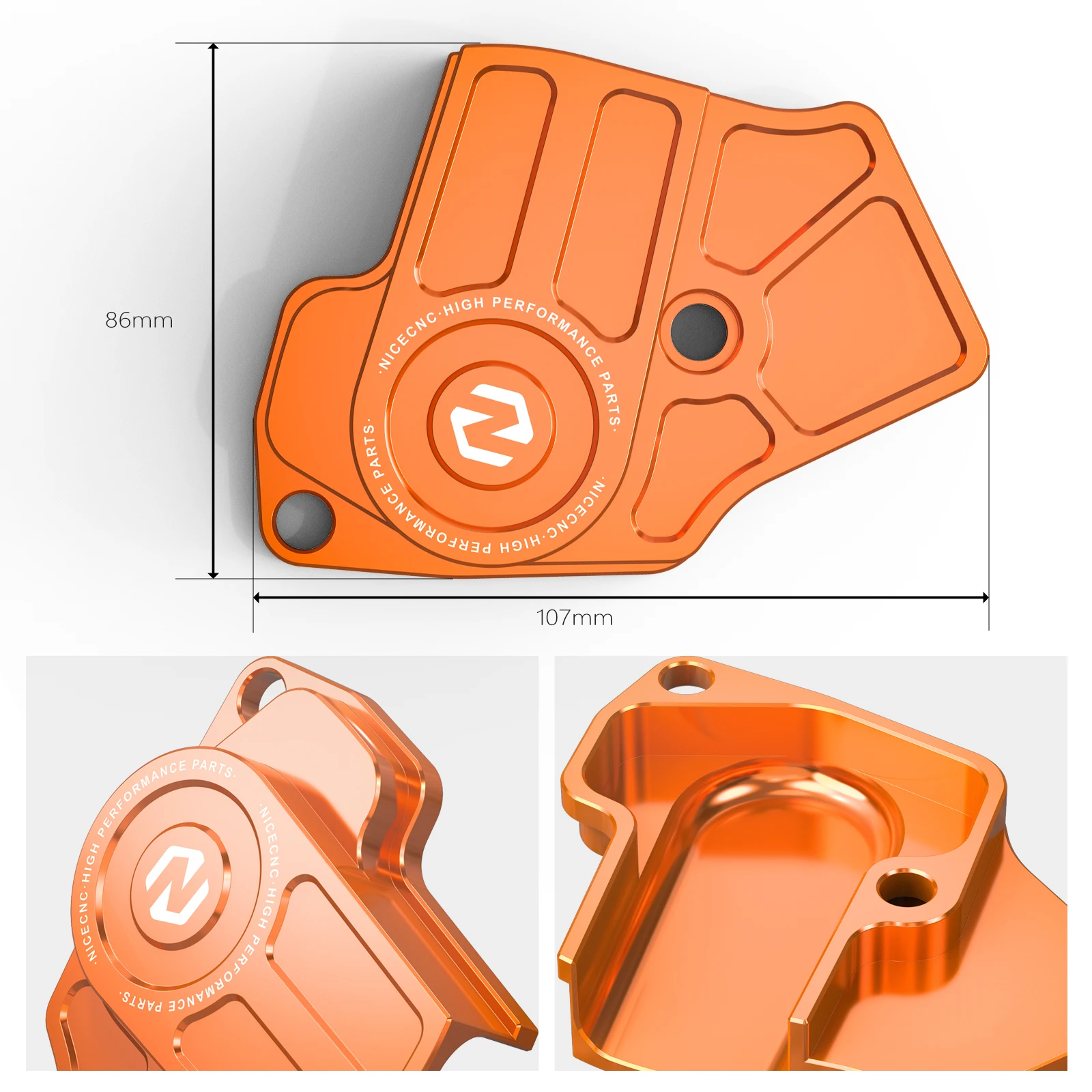 2024-2025 для KTM EXC 300 TBI EXC 250 XCW 250 XC-W 300 Husqvarna TE 300 TE 250 Левая крышка клапана мощности и защита корпуса дроссельной заслонки TPS