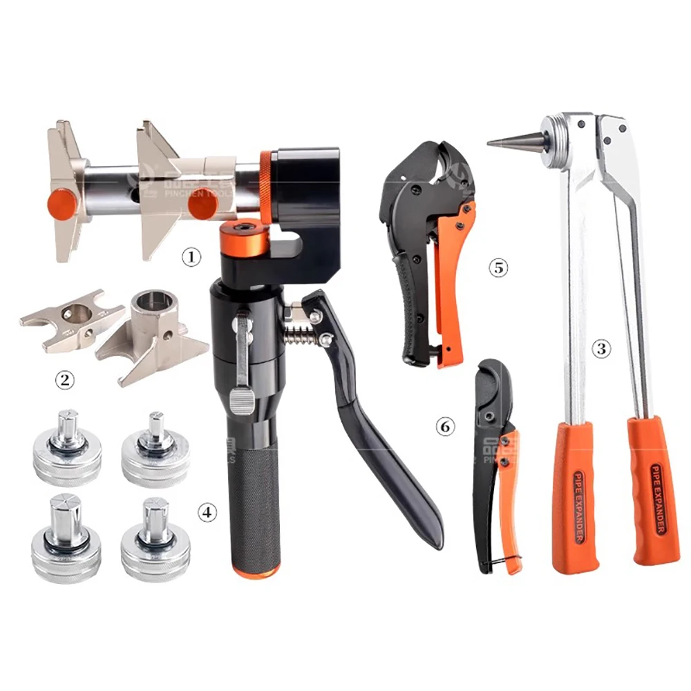 PEX-1632B Ручные раздвижные плоскогубцы Набор инструментов для обжима труб с