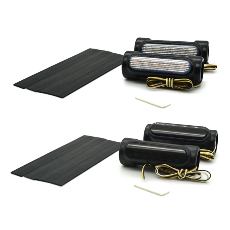 

1 Pair Turn Signal Light Aluminum Alloy Turning Indicator Light for Motorbike