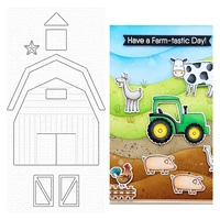 dies scrapbooking barn sweet barn craft embossing make paper greeting card making template diy handmade 2022 new
