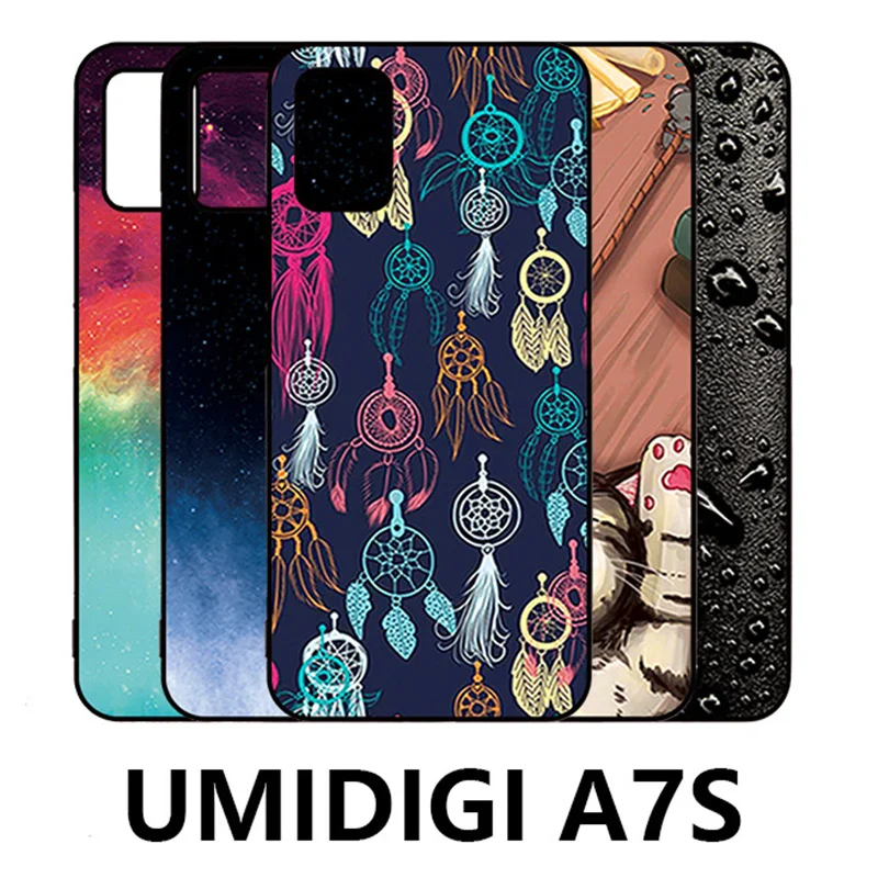 

Чехол для UMIDIGI A7S 2020 6,53 дюймов, мягкий чехол для телефона из ТПУ, роскошные гладкие блестящие Чехлы для мобильных телефонов с популярным прин...