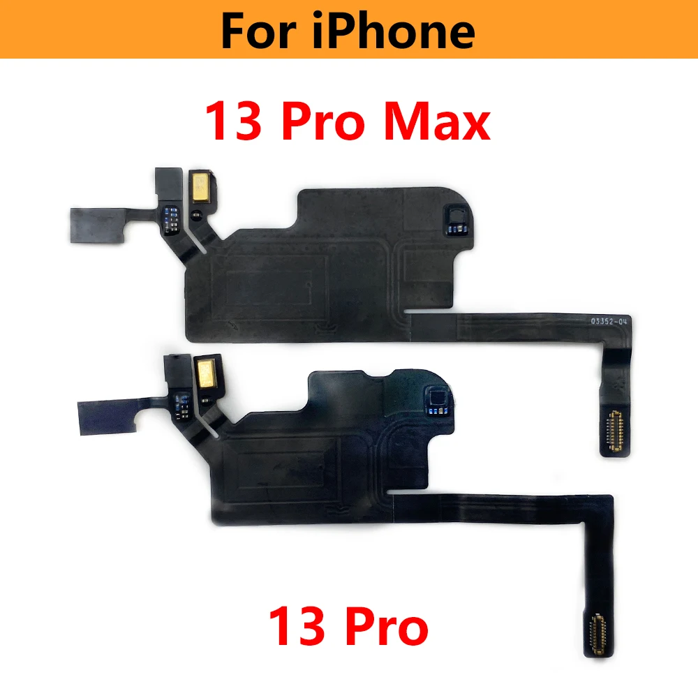 10Pcs/Lot New For IPhone 13 Pro Max / Iphone mini Earpiece Ear Speaker Receiver Promixity Light Touch Sensor Flex Cable - купить по