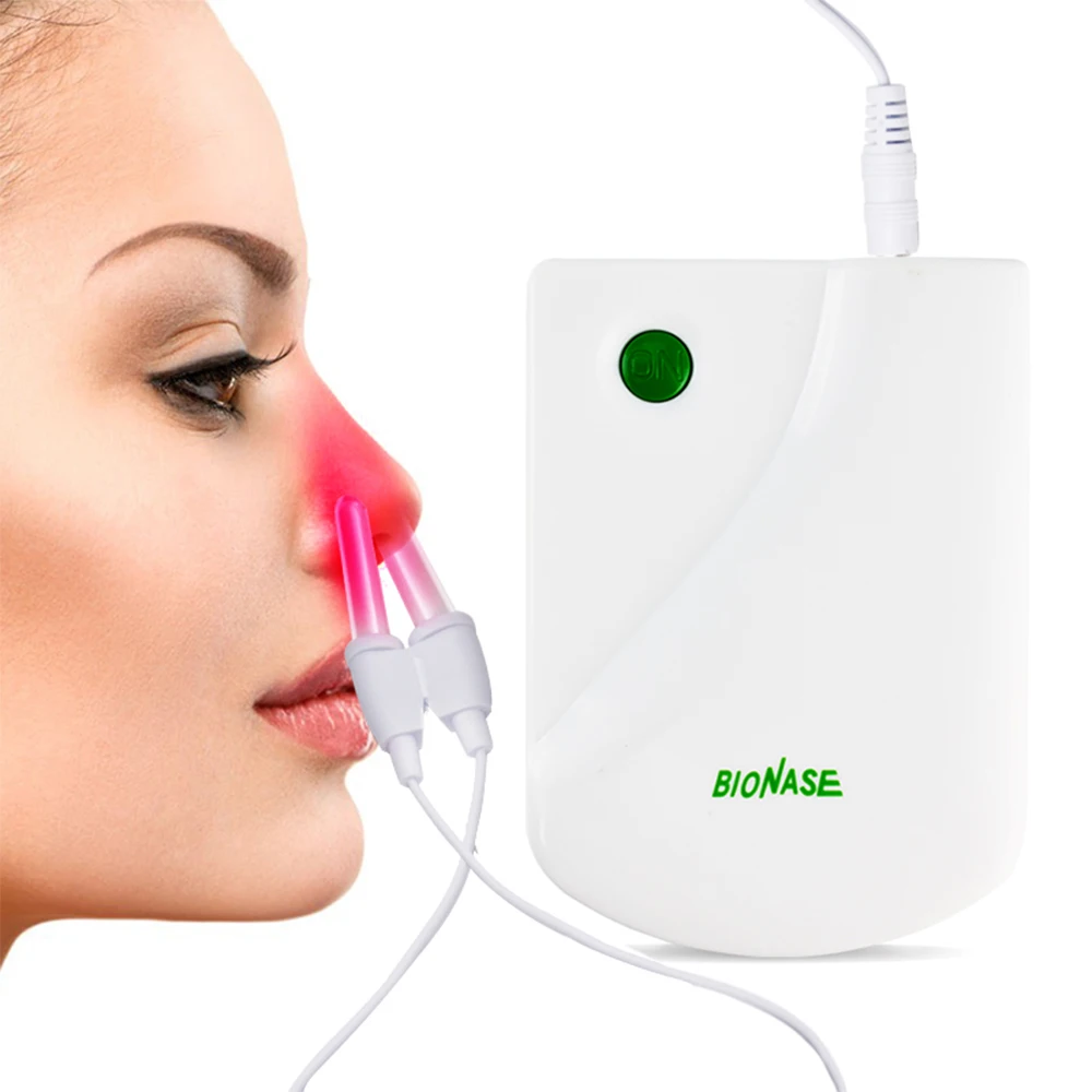 

Rhinitis Sinusitis Cure Therapy BioNase Nose Treatment Nasal Massage Device Cure Hay Fever Low Frequency Pulse Laser Health Care
