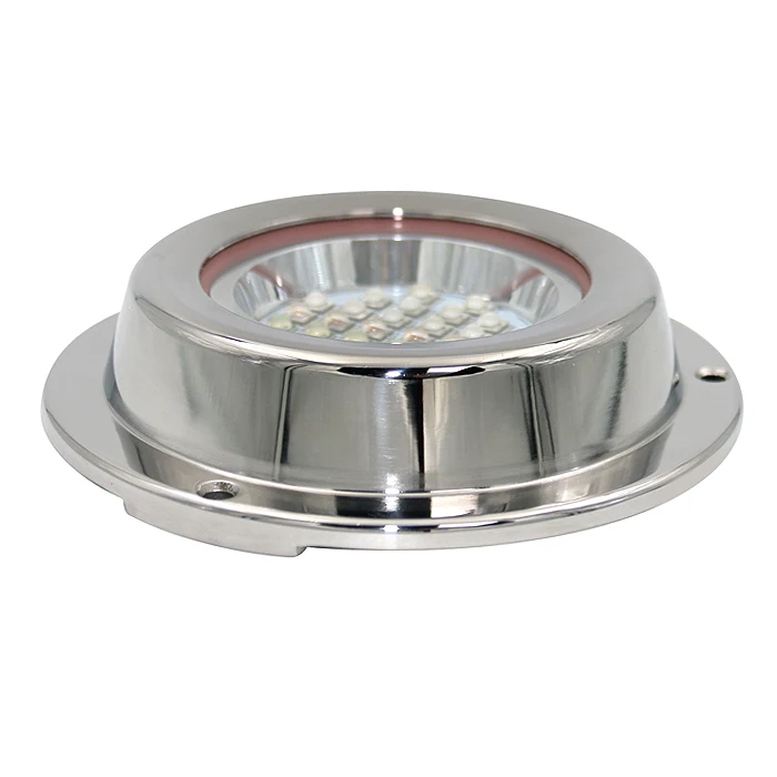 Светодиодный подводный фонарь для лодки нержавеющая сталь 316 поверхностное