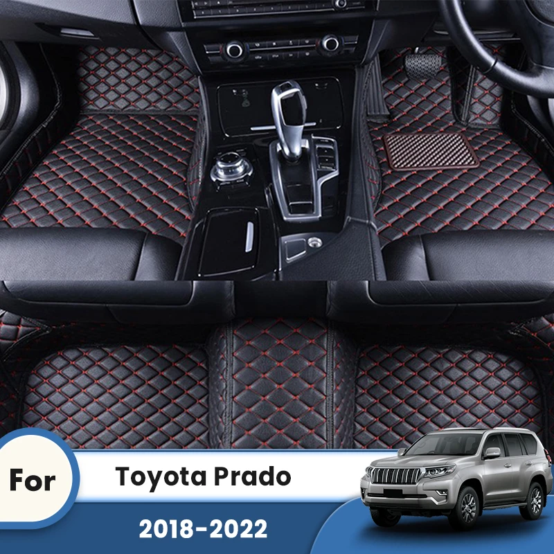 

Автомобильные коврики RHD для Toyota Land Cruiser Prado 150 2022 2021 2020 2019 (5 мест), коврики, аксессуары, чехол для интерьера