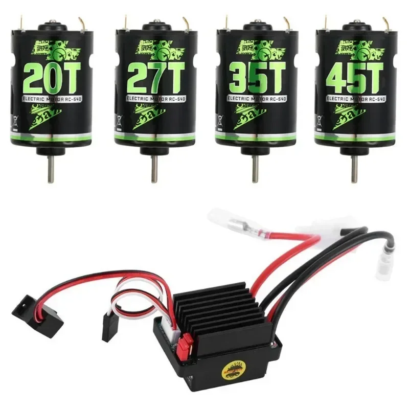540 Brushed Motor RC Crawler 20T 60A ESC Electric Speed Controller 5V/2A BEC for 1/10 Car TRX AXIAL HSP