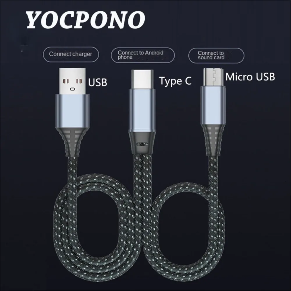 

YOCP[ONO Applicable OTG Converter Cable Sound Card Live Broadcast Data Cable Live Broadcast Charging Converter Cable