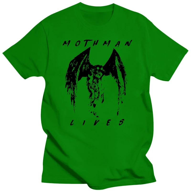 Рубашка MOTHMAN LIVES Криптозология Неразравенные таины x файлы НЛО древние