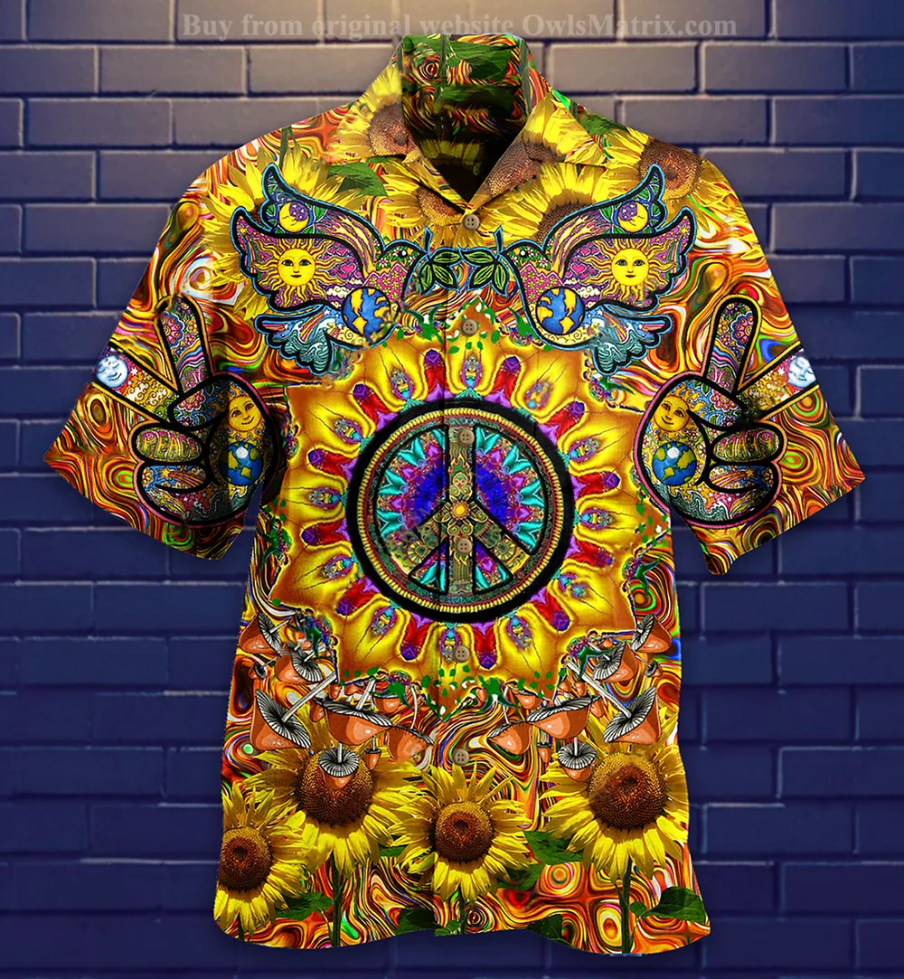 2023 Hawaii Men's Shirts Tropical Fruit Pattern Summer Short Sleeve Oversize Pineapple Tops Vaction Casual Men's Clothing