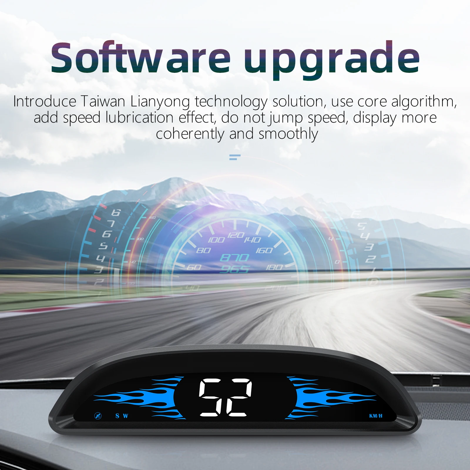 

Universal GPS HUD Head Up Display Car Speedometer On-Board Computer Digital Gauges Auto Electronics Tachometer for All Cars