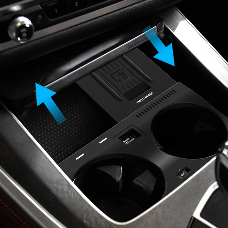 1 шт. автомобильное беспроводное зарядное устройство USB мощностью 15 Вт запасные