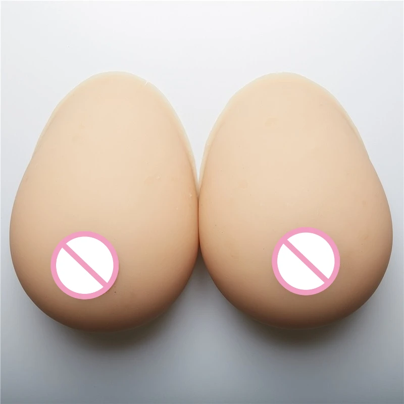 Silicone Fake Breasts Without Skin Simulation Water Drop-shaped Breasts Bionic Skin Fake Breasts Cospaly Fake Breasts