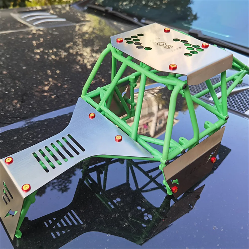 

Для LOSI LMT 4WD экскаватор Монстр нержавеющая сталь корпус автомобиля бронированный автомобиль корпус Радиоуправляемый автомобиль