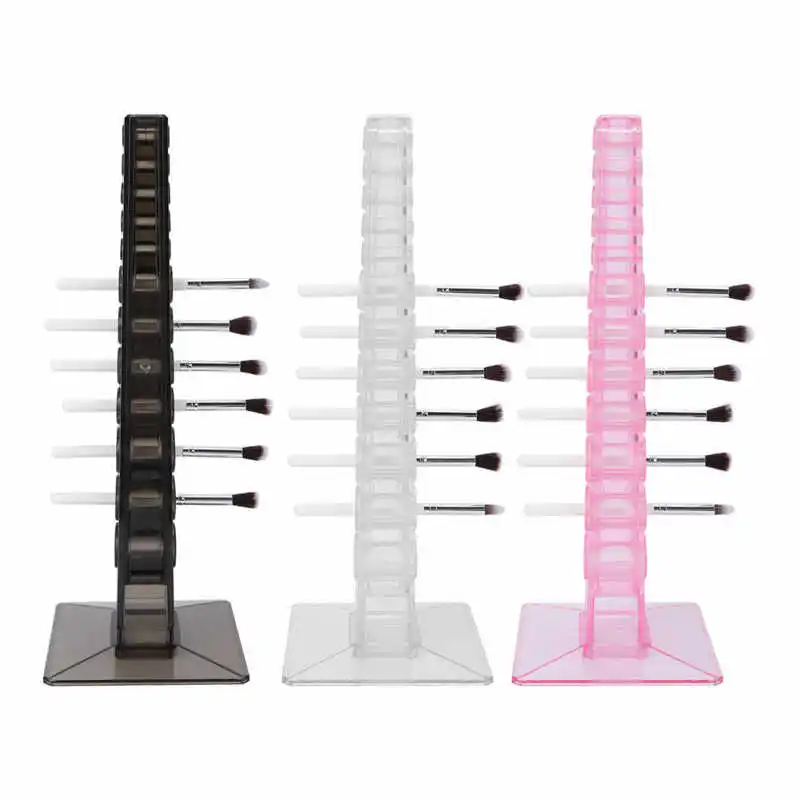 

Acrylic Pen Display Stand Flexible Keep Tidy Multifunctional Eyebrow Pen Stand for Home Office Storage Pen Holder Rack