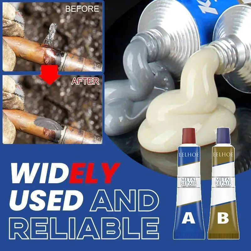 

20/50/100g Repair Glue AB Metal Cast Iron Repairing Adhesive Heat Resistance Cold Weld Metal Repair Adhesive Agent Welding Glue