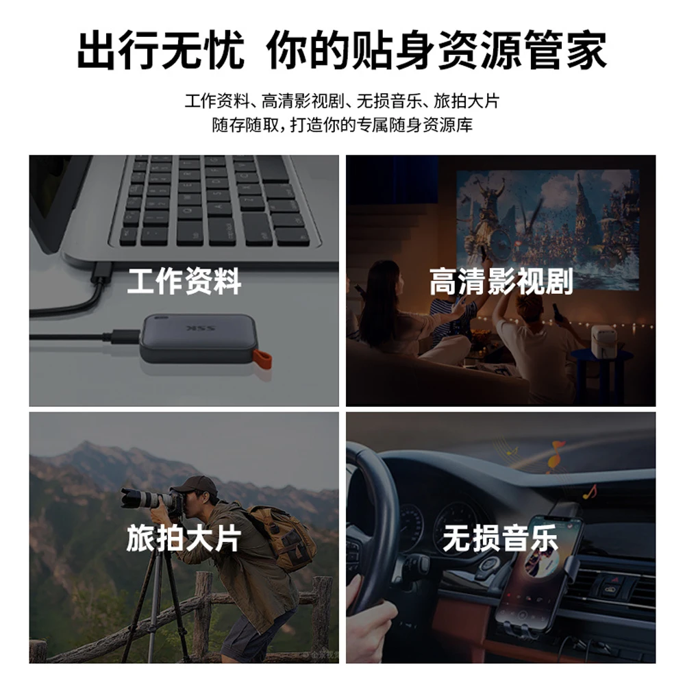 Портативный твердотельный накопитель SSK 1 ТБ