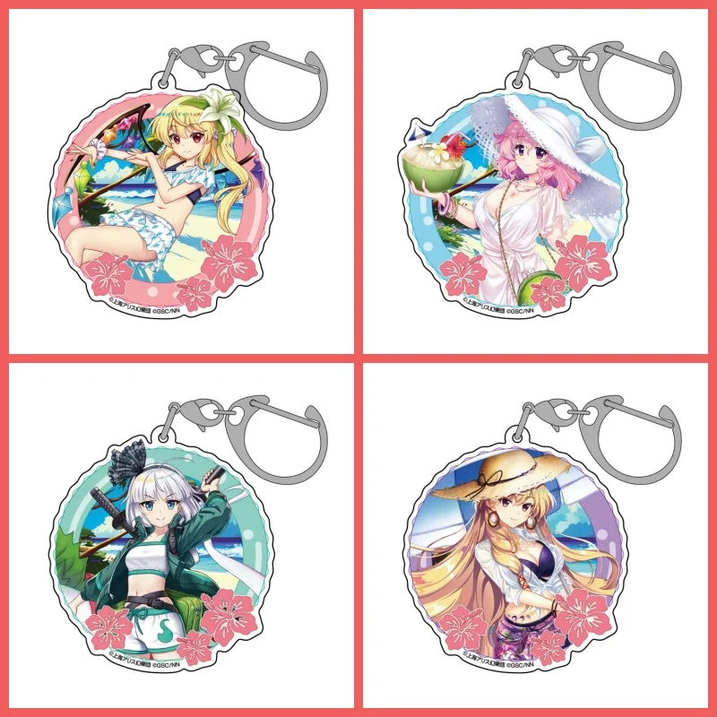 6 см аниме Touhou Project Hakurei Reimu Kirisame Marisa косплей костюм кулон реквизит 6 см акриловый брелок для фанатов подарочные аксессуары (art.: 3920d1ae3e0c5) - 3920d1ae3e0c5