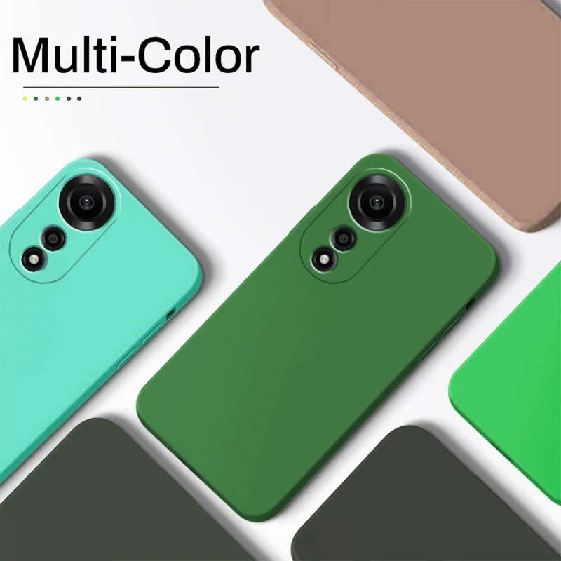 Квадратная Жидкая силиконовая оригинальная фотовспышка для OPPO A78 4G A58