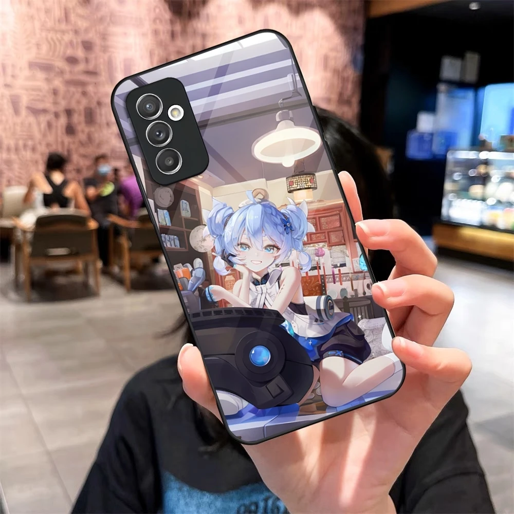 Чехол для телефона Wuthering Waves Youhu стекло Samsung Galaxy S24 S20 S21 S22 S23 Ultra Fe Plus A34 A54 A16 A24 A52 A53 M54