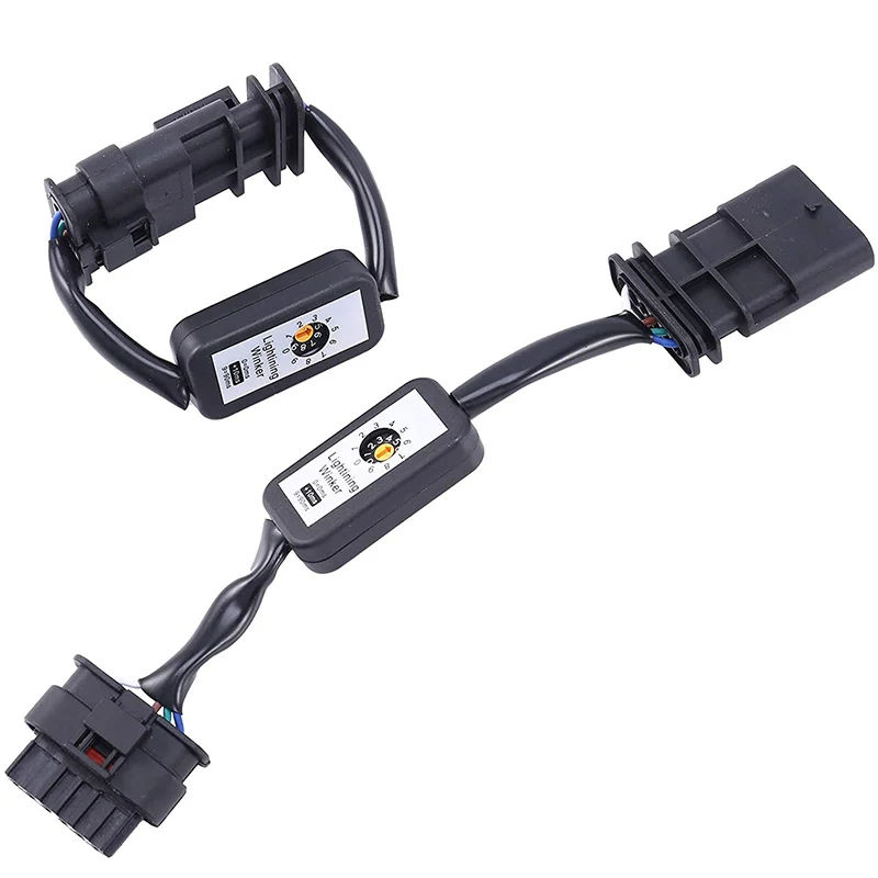 

Black Dynamic Turn Signal Indicator LED Taillight Add-On Module Cable Wire Harness For BMW 4 Series F32 F33 F36 F83 M4 LCI 2 PCS