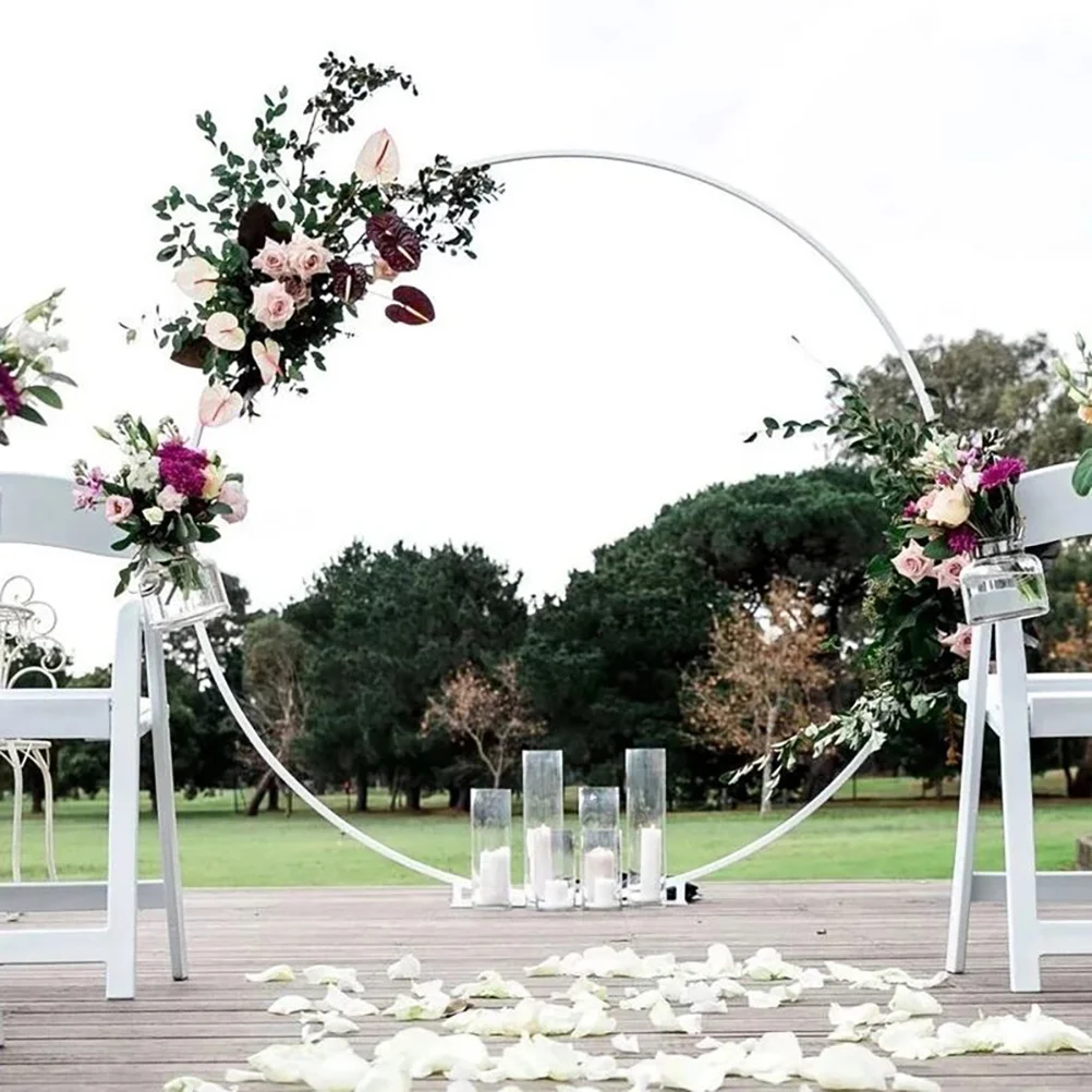 

Round Arch Backdrop Stand Round Balloons Metal Garden Wedding Arch Balloon Hoops Round Balloon Arch Frame Balloon Arch Balloons