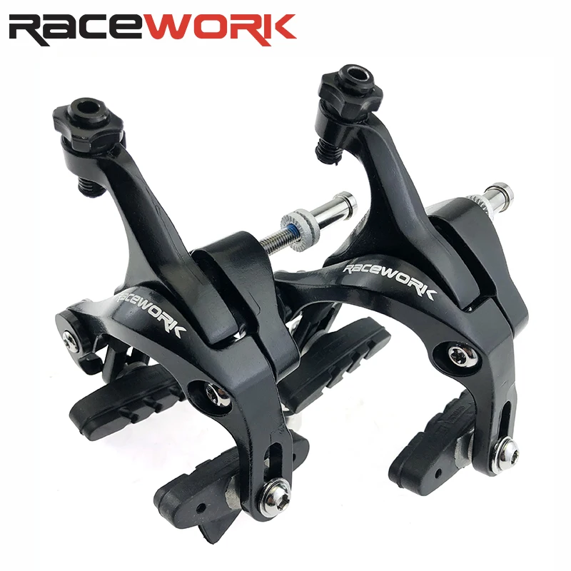 

RACEWORK Bicycle Brake Road Bike Dual Pivot Calipers Racing Aluminum Side Pull Caliper Front Rear 1 Pair Bicycle Parts Vs R7000
