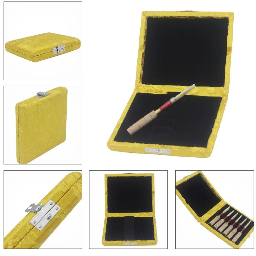 

NEW Oboe Reed Box New Solid Wood Box Oboe Instrument With (opp)