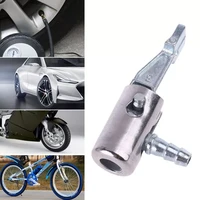 14 lock on metal air chuck air compressor tire inflator tire chuck with barb connector for hose repair inflate chuck