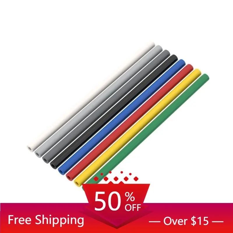 10 шт. кирпичей совместимых с 76324 1x9 тонкий шланг (72 мм) высокотехнологичный