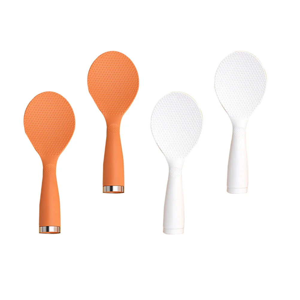 

4Pcs Standing Rice Paddle Plastic Rice Scoop Rice