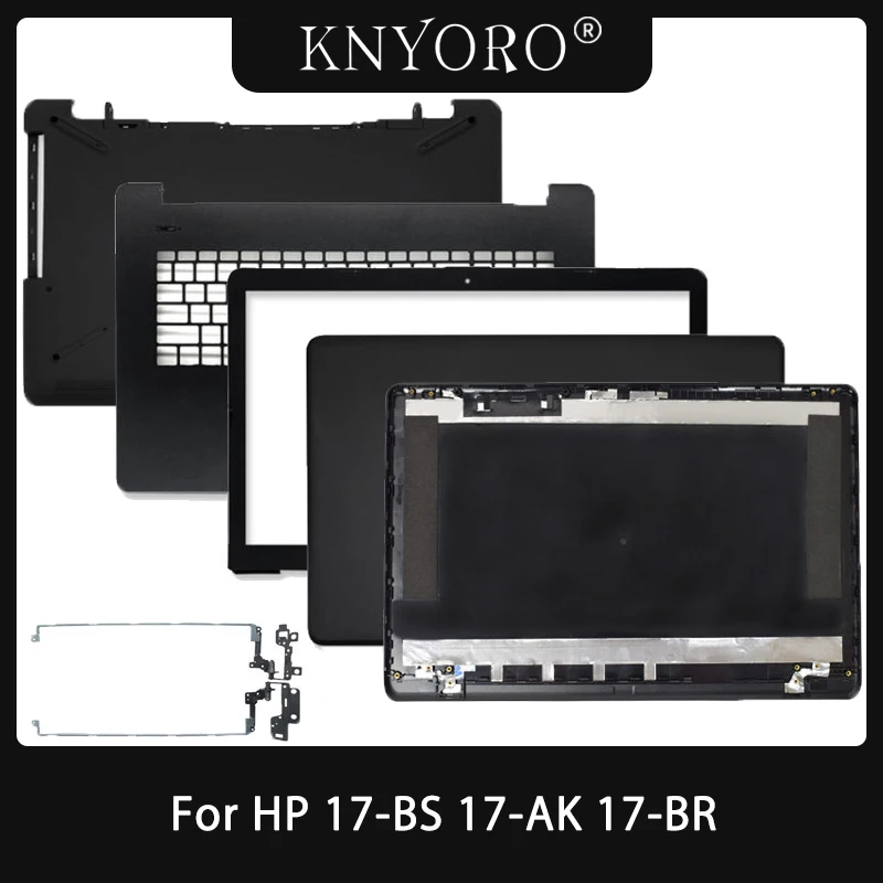 

New Laptop Case For HP 17-BS 17-AK 17-BR LCD Back Cover Front Bezel Hinges Palmrest Bottom Case 933298-001 Top Cover Black 17.3"