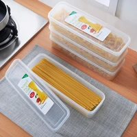 299 36cm plastic rectangular noodle box dust proof chopsticks storage container kitchen storage sealed plastic box
