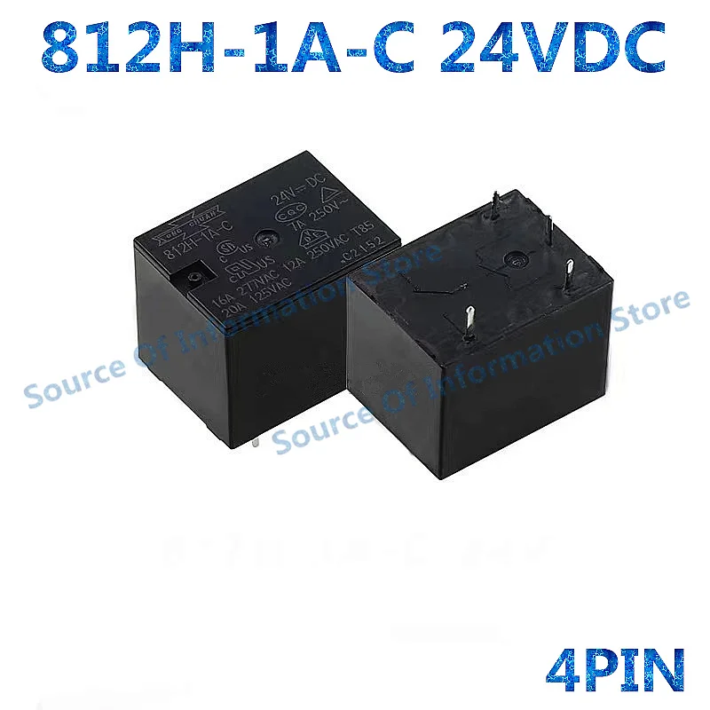 5 шт./лот 812H-1C-C 12 В постоянного тока 812H 1A-C 4-контактный/5-контактный реле T73 812H-1A-C 24