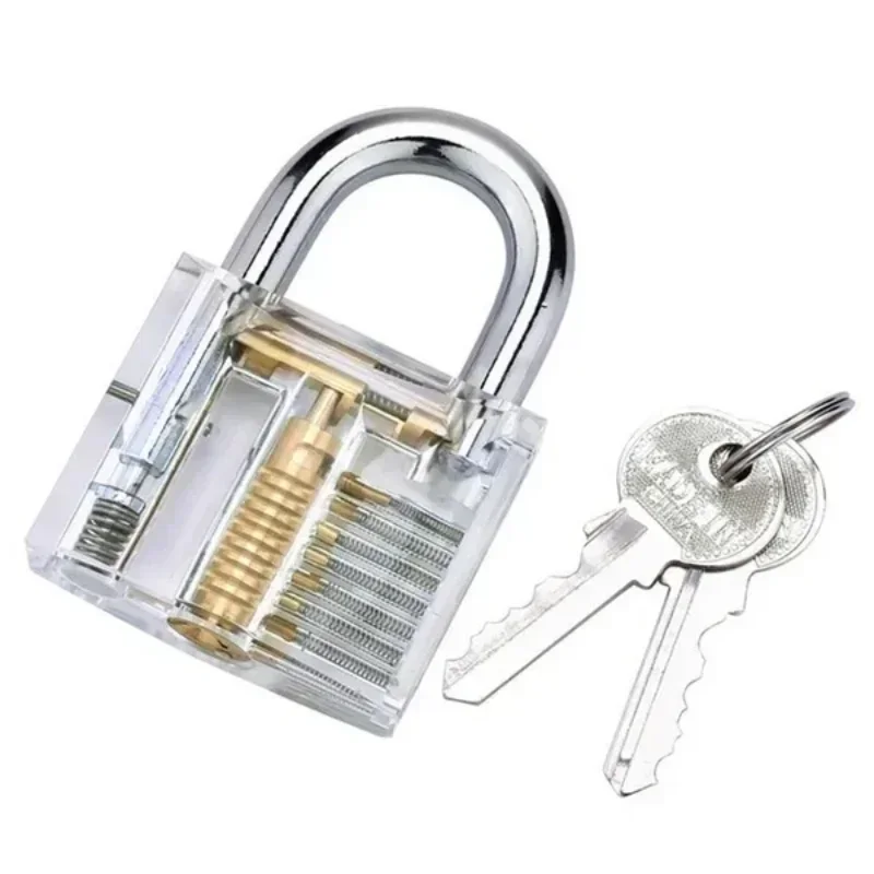 Слесарные прозрачные замки с видимым вырезом мини-тректический вид навесной