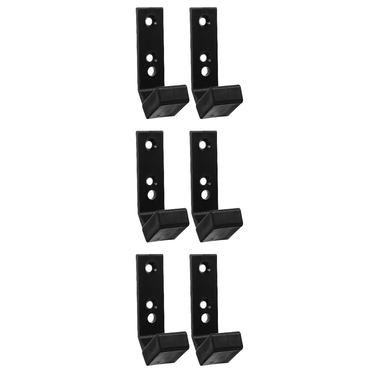 

6 Pcs Barbell Stand Storage Rack Shelf Wall Mounted Gym Dumbbell Rod Fitness