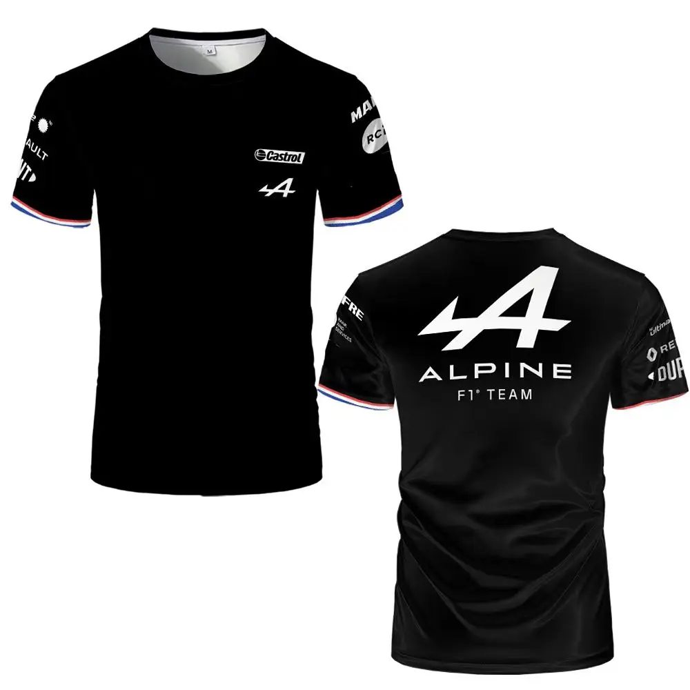 

Alpha F1 Formula One 3D Loose Short Sleeve Men's T-shirt Pattern Large Fashion Sweatshirt Casual Men's Clothing