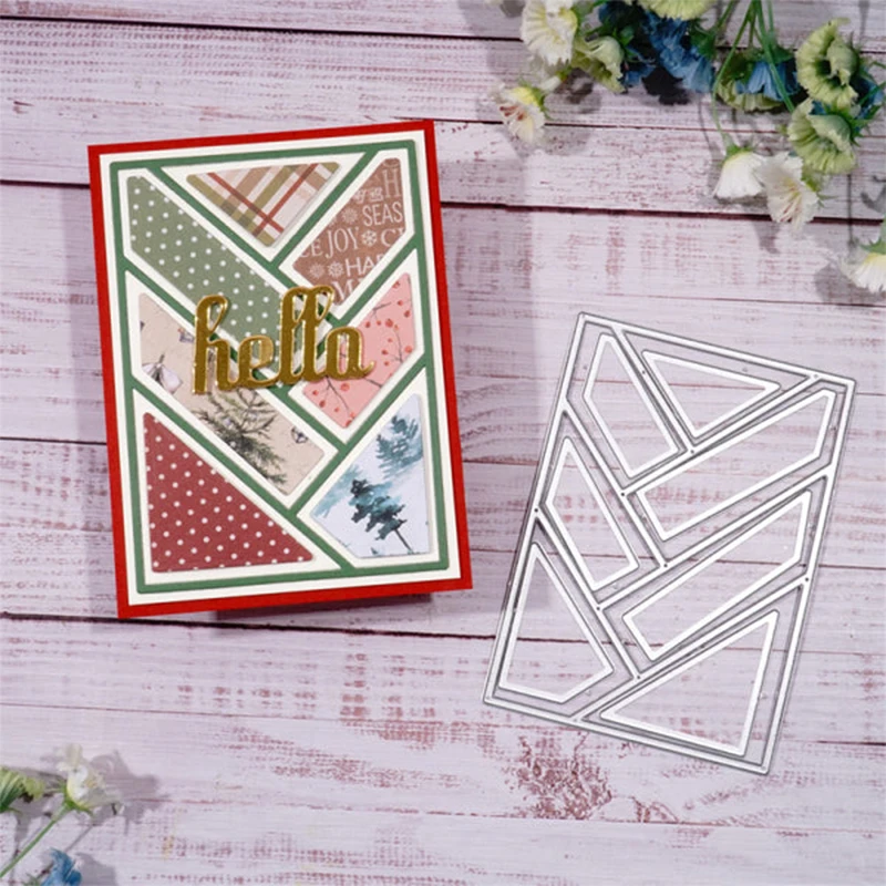 

New Splicing Rectangular Frame Craft Embossing Mold 2022 Metal Cutting Dies for DIY Decorative Scrapbooking Album Card Making