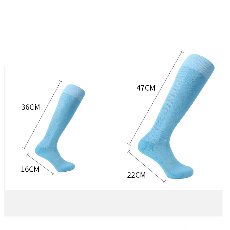 Adult children  training socks mesh breathable slide absorbent extended football men hiking soccer bike long sports Soccer Socks