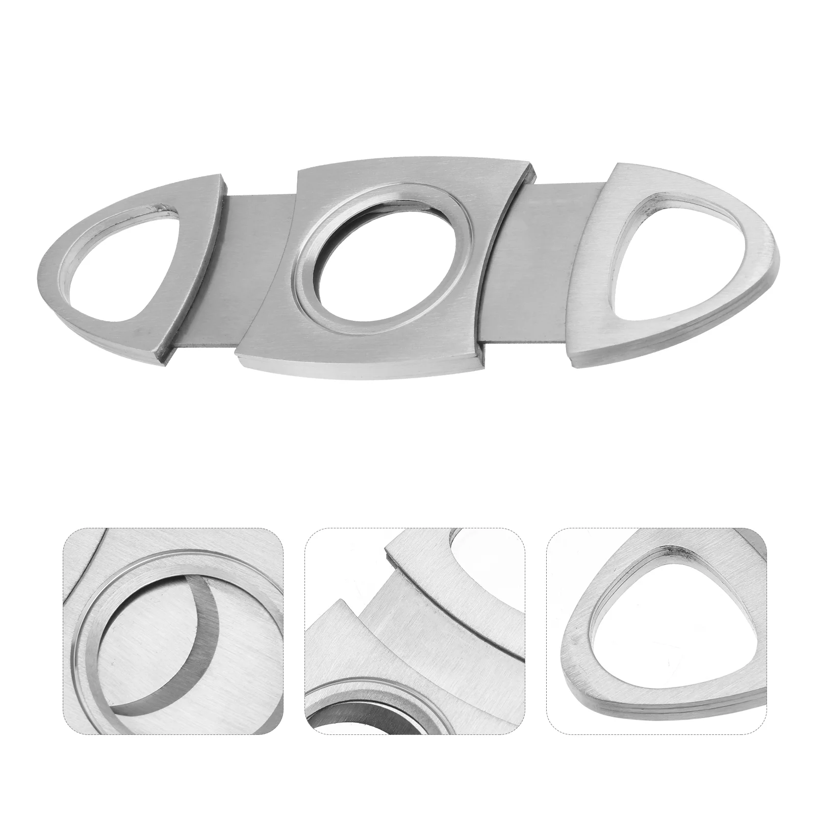 

1 Pc Cigar Stainless Steel Double Professional Guillotine for Cigar