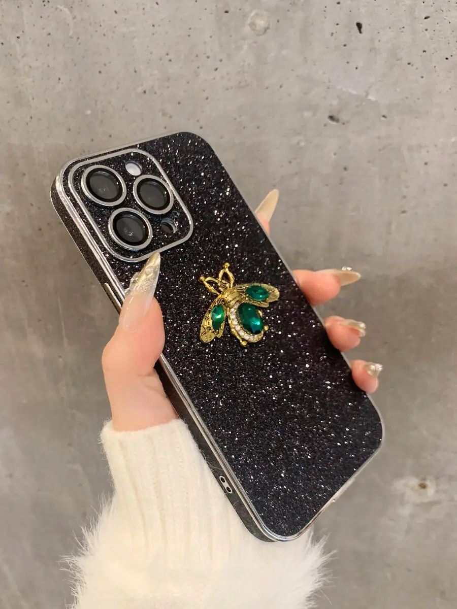 Роскошный кожаный чехол для телефона с тисненым узором iPhone 15 14 13 12 Pro Max Модный