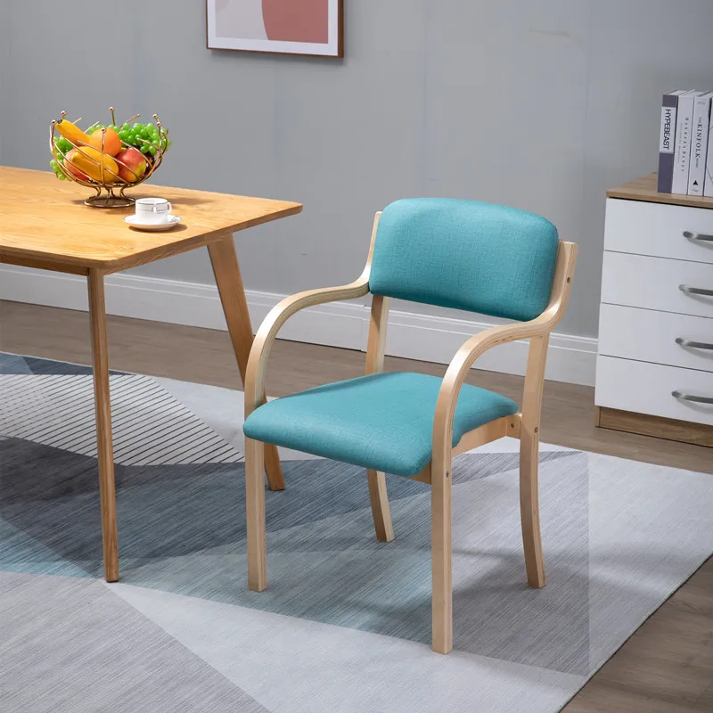 

Nordic Designer Dining Chairs Wooden Accent Kitchen Outdoor Throne Chair Wedding Bedroom Sillas Para Comedor Furniture CY50DC