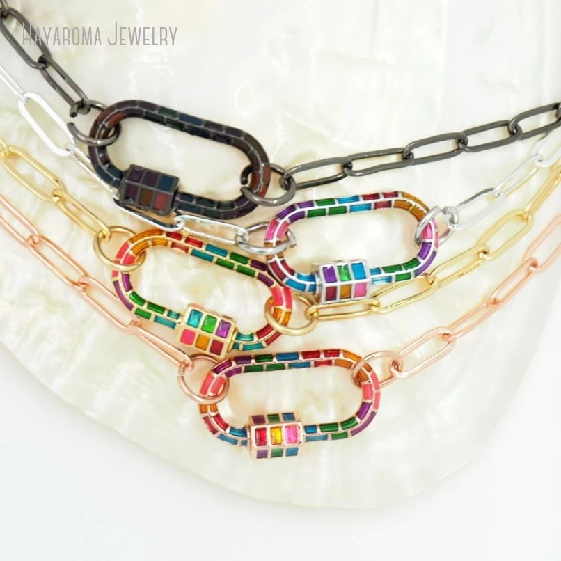 2 шт. фурнитура и компоненты ювелирные изделия цвета эмалированные