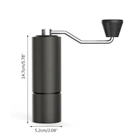 chestnut c2 manual coffee grinder capacity 25g with setting double bearing stainless steel conical burr adjustable cooking tools