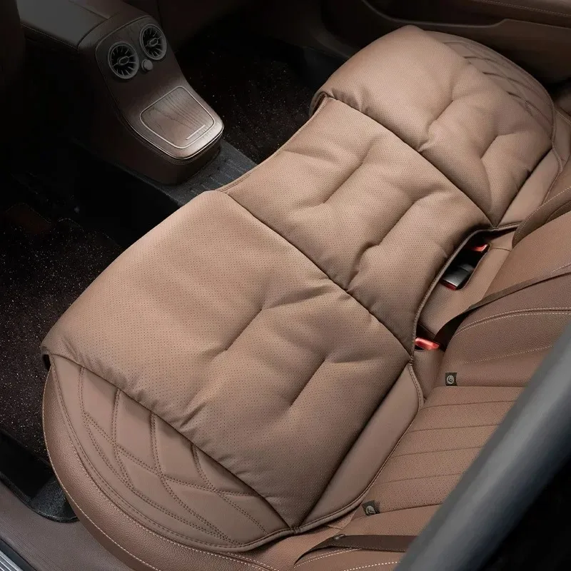 

Новая подушка для автомобильного сиденья, универсальная четырехсезонная кожаная подушка для сиденья водителя, подходит для чехлов на сиденья BMW Mercedes-Benz и Audi