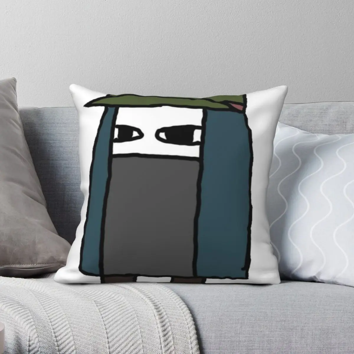 Квадратная наволочка Korea kiyo Shinguji, полиэстер, лен, бархат, узор, на молнии, декоративная детская наволочка, 18 дюймов