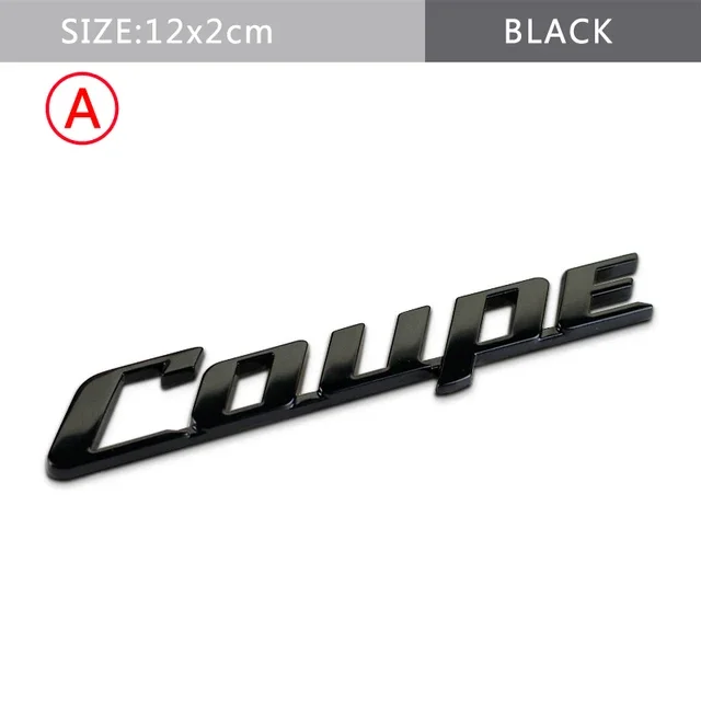 

3D эмблема автомобиля, наклейка на дверь, окно, кузов, автодекор, наклейка, подходит для Porsche Buick Maserati Bentley Audi BMW SAAB Coupe, логотип