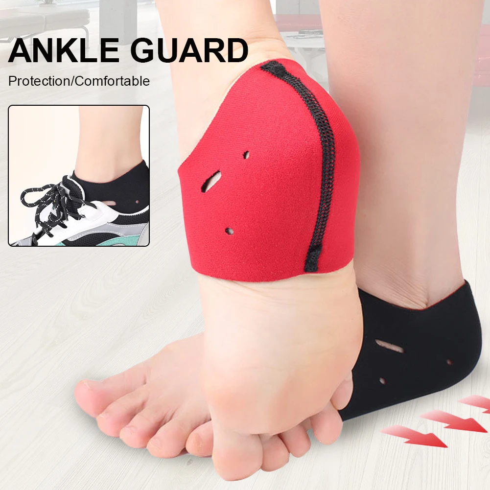 

1 Pair Heel Protectors Comfortable Silicone Heel Pads For Heel Pain/Heal Dry Cracked Heels/Plantar Fasciitis Relief One Size
