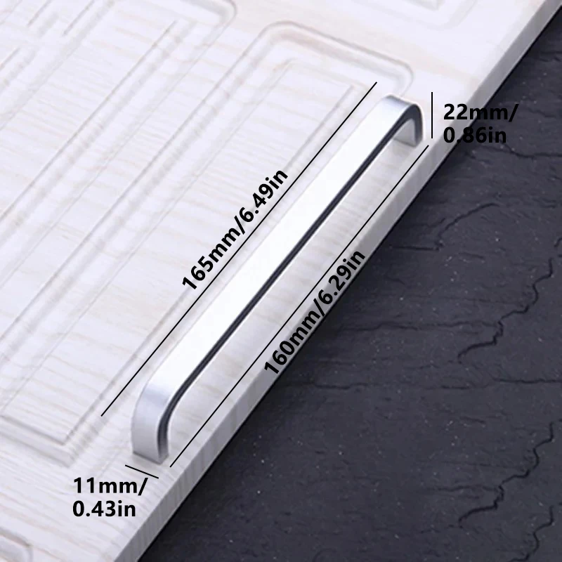 Космические алюминиевые ручки для мебели 4/6/8/10/12 дюймов